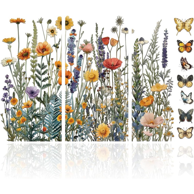 Office Furniture Equipment - 3 stuks wilde bloemen meubels overdracht