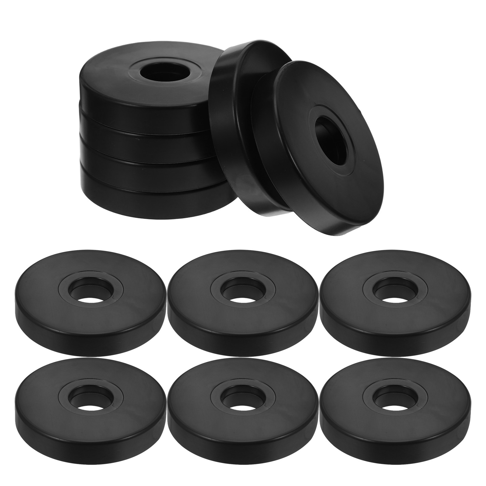 Office Furniture Equipment - 12 stuks antislip ronde zwenkwielen, meubelvloerbeschermers,