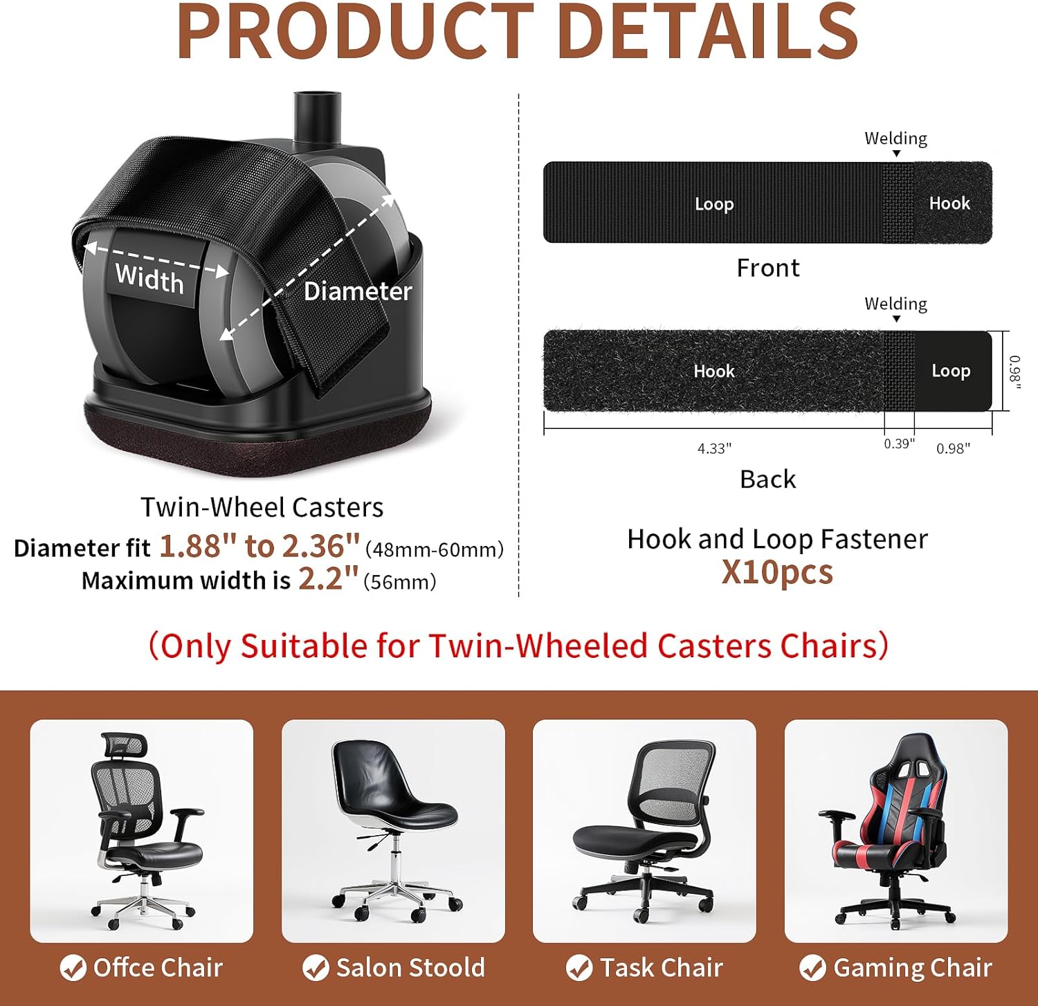 5 STKS Stoelbeenbeschermers Bu - Office Furniture Equipment recensie en prijs