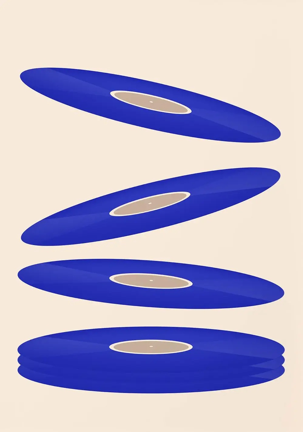 Mid Century Vinyl Record Canva - Office Furniture Equipment recensie en prijs